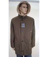 Cole Haan 531APO28 Men&#39;s Olive Lined Filled Insulated Parka Jacket Coat ... - £102.21 GBP