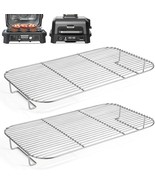 2Pcs Stainless Steel Rack Set For Ninja Xskrstrkxl Woodfire Og800 And Og900 - $954.32 MXN