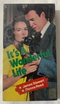 It&#39;s A Wonderful Life James Stewart &amp; Donna Reed (VHS 1987) Black/White Sealed - $8.26