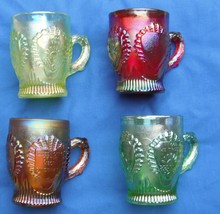 Beaded Shell--4 different Mugs--r.ga...ACGA Souvenirs--1971 to 1981 - £59.61 GBP