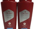 2X Old Spice Ultra Smooth Finish Gentle Body &amp; Beard Wash 16 Oz Each  - £23.55 GBP