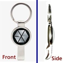 EXO EXO-K EXO-M band Pendant or Keychain silver tone secret bottle opener - £10.51 GBP