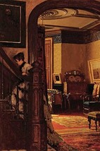 The Interior of the Artist&#39;s Home by Eastman Johnson - Art Print - £17.57 GBP+