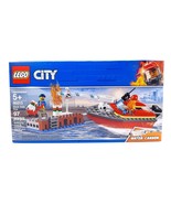 Lego ® - City 60213 Dock Side Fire 97pcs Building Blocks Kit New - $272.40 MXN