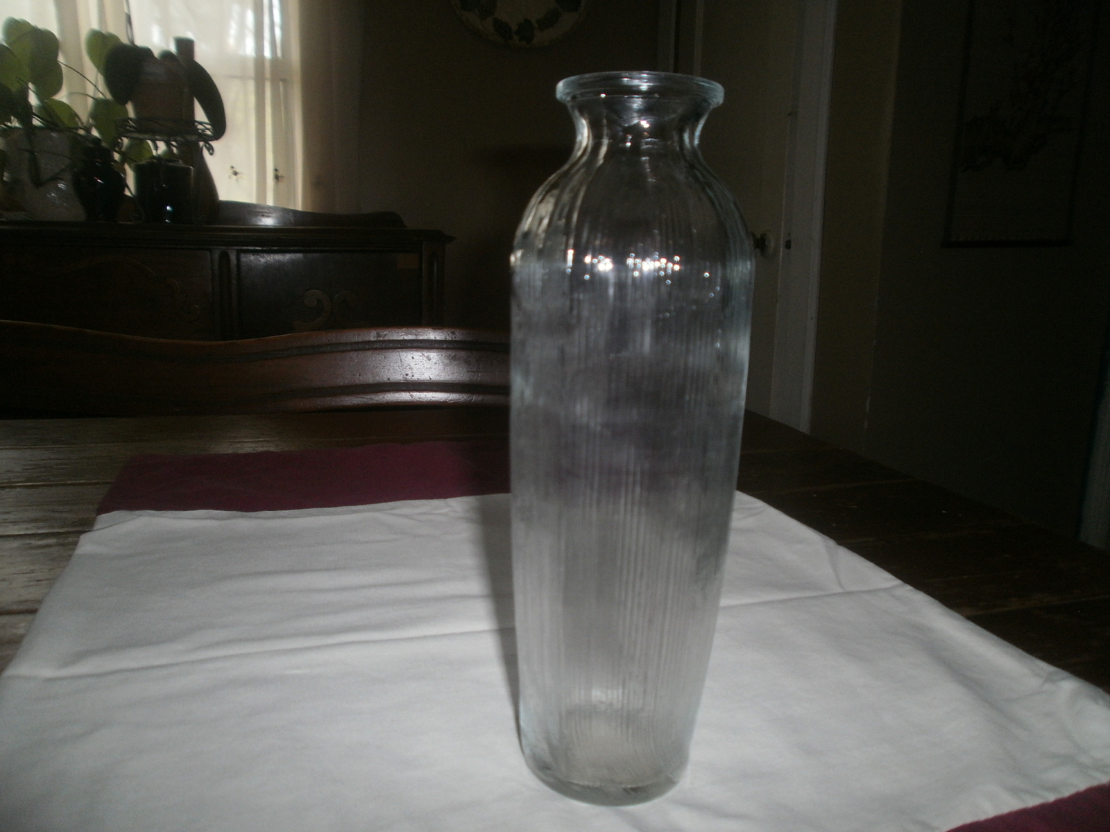 Textured Glass Flower  Vase.  FTD - $5.00