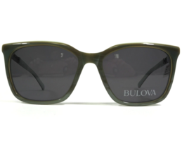 Bulova Gafas de Sol MACHU PICCHU MINT Verde Cuadrado Monturas con Negro Lentes - £33.34 GBP