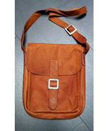 Leather Man Bag Cross Body Carry All MESSENGER Make a Statement... Whisk... - £83.93 GBP