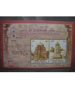 India 2013 MNH - Architectural Heritage of India Minisheet - $0.80