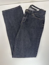 Women’s Dkny Jeans Size 6R Lud Low Black Denim Pants - £11.02 GBP