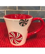 Pier One Discontinued Christmas Holiday Hand Painted Ironstone  Candy Ca... - $15.95