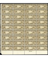 C8, MNH VF 15¢ Plate Block (2) of 36 Stamps - NICE PIECE! CV $204. Stuar... - £148.67 GBP