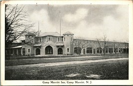 Camp Merritt Inn Building Camp Merritt New Jersey NJ UNP WW1 Era WB Postcard C13 - £7.28 GBP