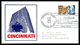 1976 US Cover - Fountain Square, Cincinnati, Ohio T14 - £2.31 GBP