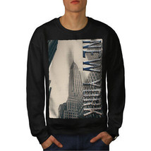 Wellcoda City Fashion New Mens Sweatshirt, Building Casual Pullover Jumper - £24.04 GBP+