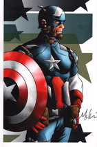 Mike McKone SIGNED Marvel Comic Super Hero Avengers Art Print ~ Captain America - $29.69