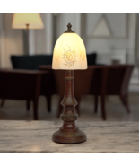 Elegant Art Deco Table Lamp &quot;ALGIER&quot; Cloisonné 1940s Table Light - $791.47 CAD