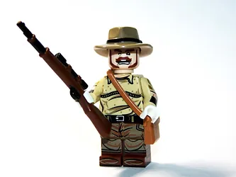 Minifigure Custom Figures For Sale Explorer Big Game Hunter - $6.50