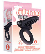 The 9&#39;s S Bullet Ring Tongue Black - $19.85 CAD