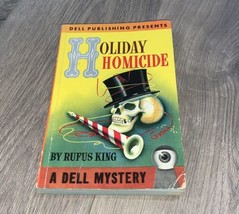 Crime Vintage Pb, Holiday Homicide by King, Dell Book 22, 1940s - £14.46 GBP