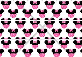 Cute Minnie Edible Image Edible Cake 3 Border Side Strips Cake Sides Frosting Sh - £13.16 GBP