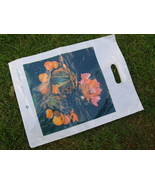 VINTAGE SOVIET USSR POLYETHYLENE PLASTIC BAG NOS FLOWERS DECOR - $12.21 CAD