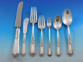 D&#39;Orleans by Towle Sterling Silver Flatware Set for 8 Service 60 pieces Dinner - £3,818.87 GBP