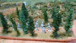 Lot of 10 Evergreen Trees for Wargames, Model Train Layouts, Dioramas - Read Ad - £7.15 GBP