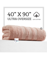 Extra Large Bath Towel - Oversized Ultra Bath Sheet - 100% Cotton - BLUS... - $39.99