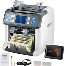 VEVOR Money Counter Machine, Bill Counter with Mixed Denomination, 2CIS, SN, UV, - €790,18 EUR