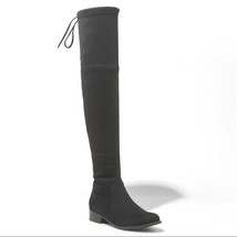 New Women&#39;s Sidney A New Day Over the Knee Top Tie Side Zipper Suede Boots - £17.65 GBP