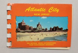 1960s Atlantic City New Jersey Ten Natural Color Repro Kodachrome Booklet 4x2.75 - £3.08 GBP