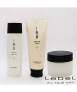 LEBEL Iau Salon Exclusif Serum Démaquillage 200ml Crème Masque 170g 3 Pa... - £52.50 GBP