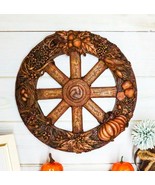 Ebros Wheel of The Year Plaque Eight Pagan Festivals Sabbats By Maxine M... - $52.13 CAD