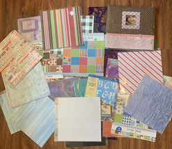 Scrapbooking Lot GIRL New Album W/ 35 Insert pages, Stencils, Paper Stic... - £20.70 GBP