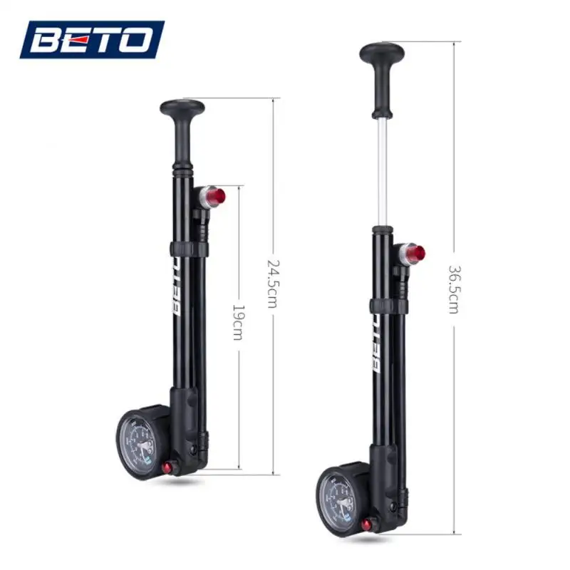 Sporting BETO  FolAle 400psi High-pressure Bike Air Shock Pump with Lever &amp; Gaug - £58.35 GBP