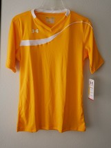 Under Armour Womens Chaos SS Jersey, Yellow/White, Sz S NWT - $14.85
