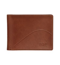Veganistische portefeuille wallet heren bruin card foto opvouwbaar dreig... - $1,017.58 MXN