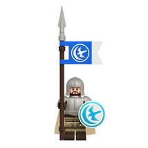 Game of Thrones House Arryn Banner Flag soldier Minifigures Building Toy - £2.72 GBP