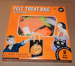 Felt Treat Bag Kids Activity Kit By Wal Mart 41pc Makes 2 Felt Bags Stic... - £3.72 GBP