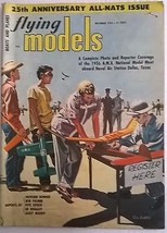 FLYING MODELS Magazine November 1956 cover by Golden Age comics artist Gil Evans - $14.84