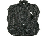 Vintage Evan Picone Camiseta para Mujer 16 Negro Multicolor Lunares de B... - $37.04