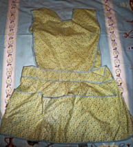 Apron - Vintage from the 1950&#39;s (Color Yellow) Smock Style - $8.75