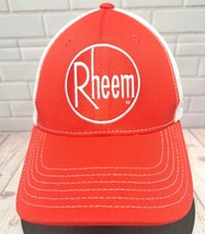 Rheem Joe Gibbs Racing Crew Trucker Hat Red &amp; White Mesh Adjustable Cap - €20,37 EUR
