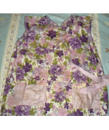 Apron (Color Floral) Smock Style - $7.95