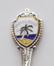 Collector Souvenir Spoon USA South Carolina Myrtle Beach Palm Cloisonne - £3.93 GBP