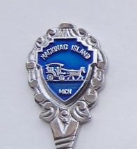 Collector Souvenir Spoon USA Michigan Mackinac Island Horse and Buggy Emblem - £3.15 GBP