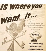 1954 Power Petrol Gas And Oil Advertisement Autocar Automobilia DWPP12C - €25,67 EUR