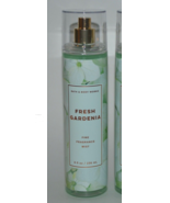 BATH &amp; BODY WORKS FRESH GARDENIA FINE FRAGRANCE MIST SPRAY 8 OZ FLORAL - $14.60