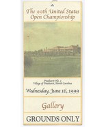 1999 US Open Golf Ticket Practice Round Wednesday 6 16 99 Payne Stewart win - $3,761.02 MXN
