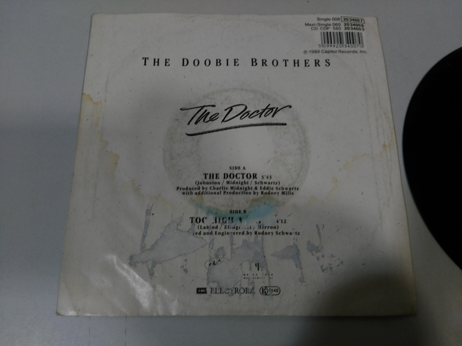 The Doobie Brothers The Doctor Single 7" Vinyl European Edition Mega Rare!!! Item image 3